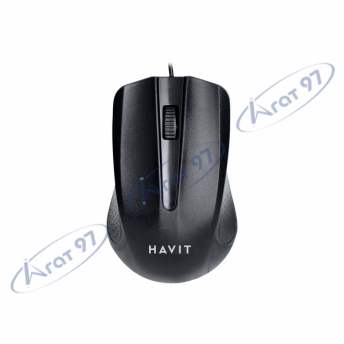Проводная мышь HAVIT HV-MS4255 USB (1000 DPI, 3 кл)