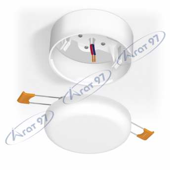 Рамка накладного монтажа безрамочного круглого светильника VIDEX (VL-DLFR-09SF)