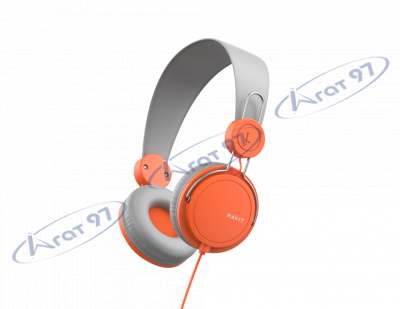 Наушники проводные накладные HAVIT HV-H2198D Gray/Orange с микрофоном