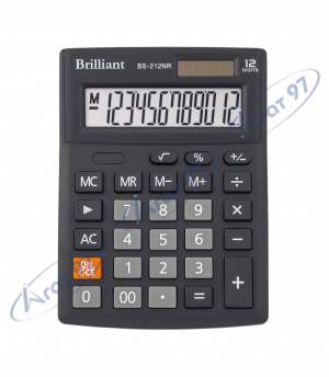 Калькулятор Brilliant BS-212NR, 12 розрядів