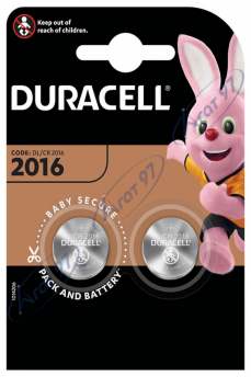 Элемент питания (батарейка) DURACELL DL2016 DSN 2 шт