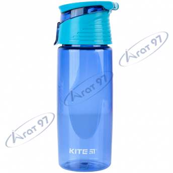 Пляшечка для води, 550 мл, блакитно-бірюзова 