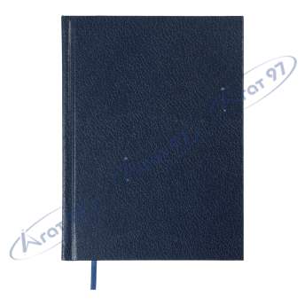 Щоденник недатований STRONG, A5, темно-синій, штучна шкіра