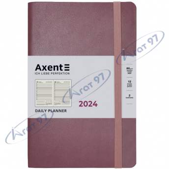 Щоденник 2024 Partner Soft 145*210, Earth Colors, рожевий