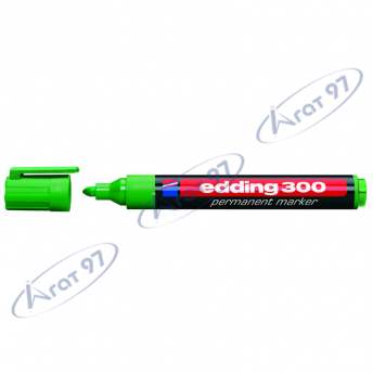 Маркер Permanent e-300 1,5-3 мм  круглый зелёный