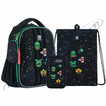 Набір рюкзак + пенал + сумка для взуття Kite 555S UFO