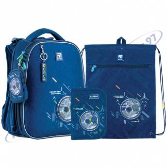 Набор рюкзак + пенал + сумка для обуви Kite 531M Goal