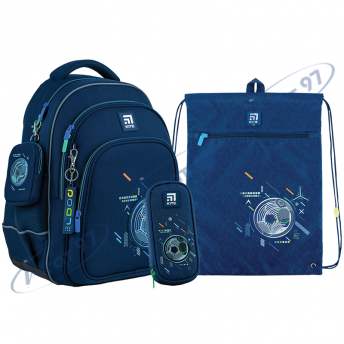 Набор рюкзак + пенал + сумка для обуви Kite 763S Goal