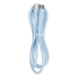 Кабель силіконовий Type-C for Type-C, 65W з передачею данних , білий, 1 м