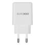 Мереживий зарядний пристрій, USB, 18W, білий 