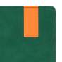Щоденник недат. VERONA, A5, зелений, штуч. шкіра/поролон, 336 стор