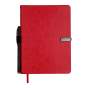 Щоденник недат. LEGEND, A5, червоний, штуч.шкіра, 336 стор