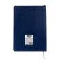 Щоденник недат. SALERNO, L2U, А4, синій, штуч.шкіра, 336 стор