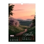 Календар настінний 2026 р., А3, 1 пружина, Seasons landscape