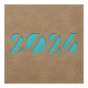 Щоденник датов. 2026 INVISIBLE, A5, бежевий, штуч.шкіра