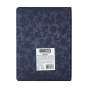 Щоденник датов. 2026 BLOOM, A5, темно-синій, штуч.шкіра