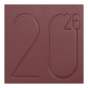 Щоденник датов. 2026 DARK MORANDI, A5, темно-червоний, штуч.шкіра