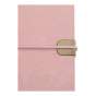 Щотижневик датов. 2026 VELOUR, A5, рожевий, штуч.шкіра