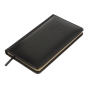 Еженедельник датир. 2024 карман. BRAVO, 85*153, черный, иск.кожа/поролон