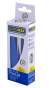 Степлер пластиковый, RUBBER TOUCH, 12 л., (скобы №10), 107х25х54 мм, синий