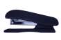 Степлер пластиковый, RUBBER TOUCH, 20 л., (скобы №24; 26), 127х54х33 мм, черный
