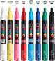 Набір маркерів uni POSCA, 0,7-1мм, 8 шт