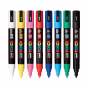 Набір маркерів uni POSCA,1,8-2,5мм, 8 шт