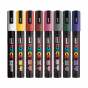 Набір маркерів uni POSCA Dark Color, 1,8-2,5мм, 8 шт
