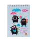 Блокнот на пружине сверху MONSTERS, А-6, 40л., картон.обложка, KIDS Line, ассорти