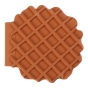 Блокнот CHOCOLATE WAFFLE, 90х90мм, 80 арк., нелінований, ароматизована Soft touch обкладинка, KIDS Line