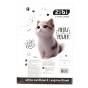 Картон білий крейдований двосторонній CATS&DOGS, А4, 10 аркушів, 180 г/м2, KIDS Line
