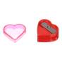 Точилка для карандашей HEART, с контейнером, 1 отв. пластик. корпус, ассорти, KIDS Line
