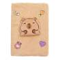 Блокнот плюшевий CAPYBARA, А5, 80 арк., клітинка, асорті, KIDS Line