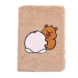 Блокнот плюшевий CAPYBARA 9, А5, 80 арк., клітинка, асорті, KIDS Line