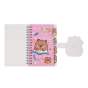Блокнот на пружині збоку CAPYBARA, А6, 60 арк., клітинка, на липучці, асорті, KIDS Line