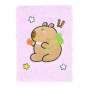 Блокнот плюшевий CAPYBARA 13, А5, 80 арк., клітинка, асорті, KIDS Line