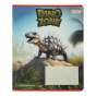 Зошит учнівський шкільний DINO, 12арк., лінія, асорті, KIDS LINE