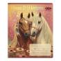 Зошит учнівський шкільний HORSES, 24арк., клітинка, KIDS LINE