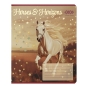 Зошит учнівський шкільний HORSES, 24арк., лінія, KIDS LINE