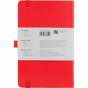 Книга записная Partner, 125*195, 96 л, лин, красная