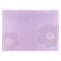 Папка на кнопке, А4+, Lavender-4