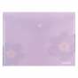Папка на кнопке, А5+, Lavender-4
