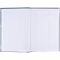 Книга записная А4, 96 л., кл., Lines, синяя