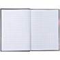 Книга записная твердая обл. А5, 96 л., клет.,  Red&Black Hou
