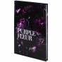 Книга записная твердая обл. А5, 96 л., клет., Purple fleur