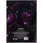Книга записная твердая обл. А5, 96 л., клет., Purple fleur