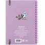 Блокнот на спирали карт. обл., А5, 80 л., кл.,OS, Blue birds