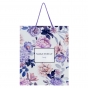 Пакет бумажный подарочный, 26х32 см, Violet Whispers