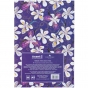 Книга записная твердая обл. А5, 96 л., клет., TR, Floral 5