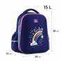 Рюкзак GoPack Education полукаркасный 165M-1 Cute Rainbow